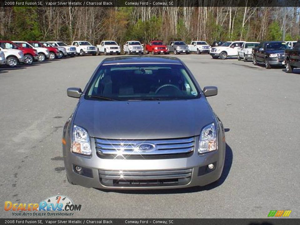 2008 Ford Fusion SE Vapor Silver Metallic / Charcoal Black Photo #2