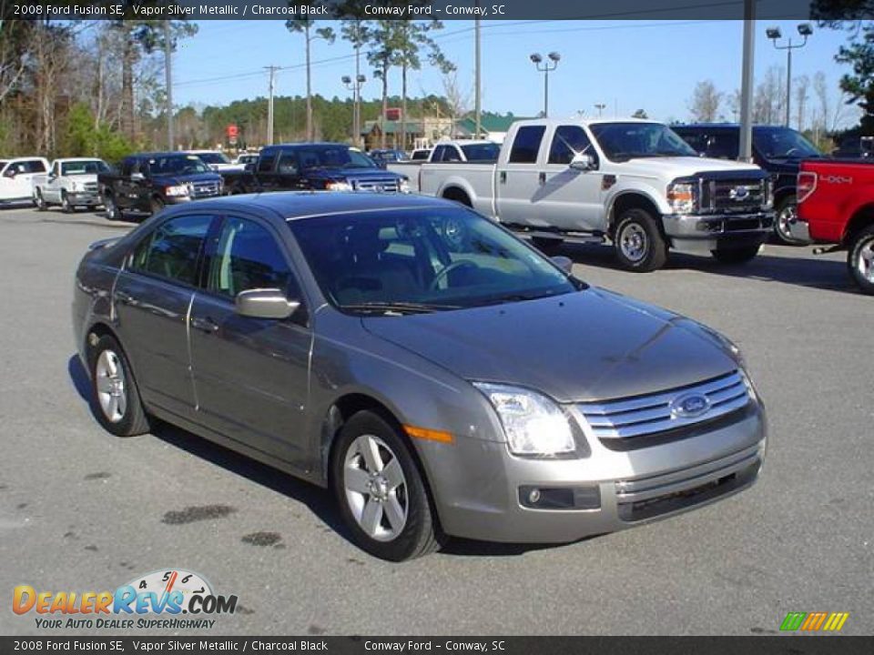 2008 Ford Fusion SE Vapor Silver Metallic / Charcoal Black Photo #3