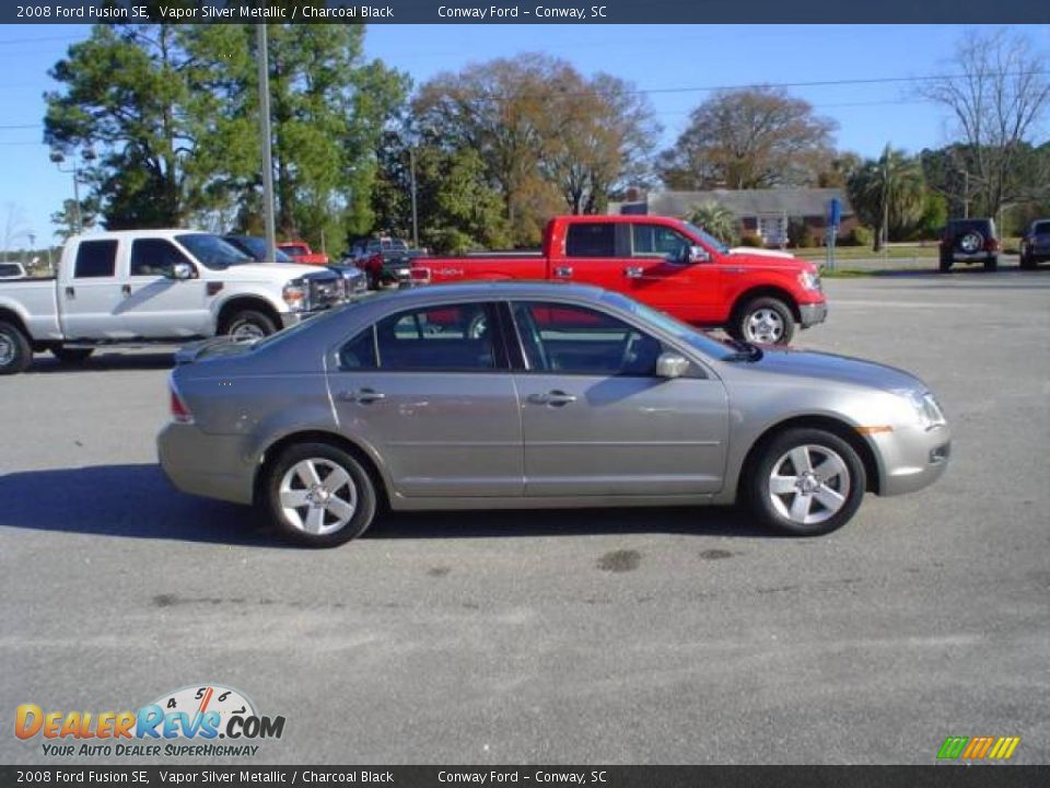 2008 Ford Fusion SE Vapor Silver Metallic / Charcoal Black Photo #4