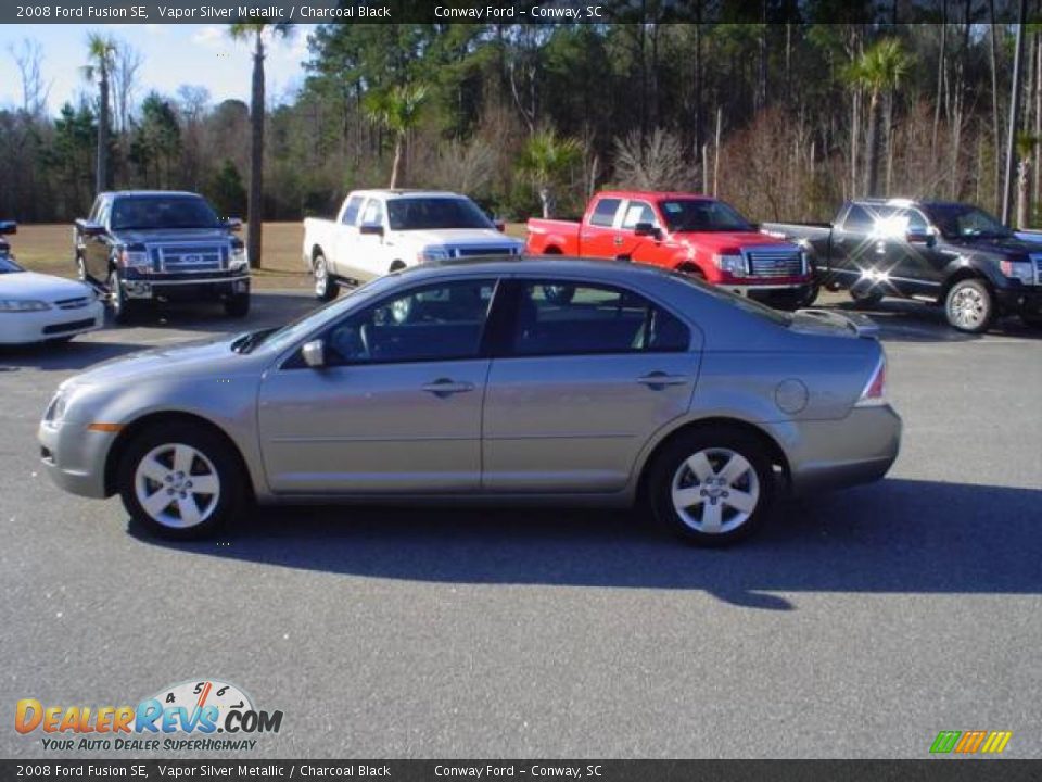 2008 Ford Fusion SE Vapor Silver Metallic / Charcoal Black Photo #8