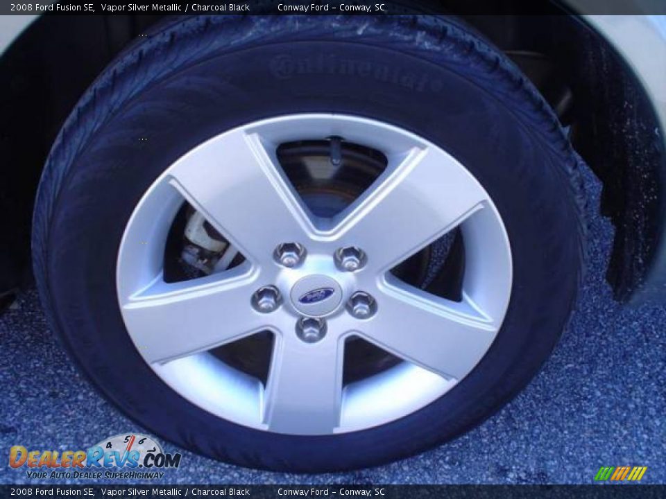 2008 Ford Fusion SE Vapor Silver Metallic / Charcoal Black Photo #9