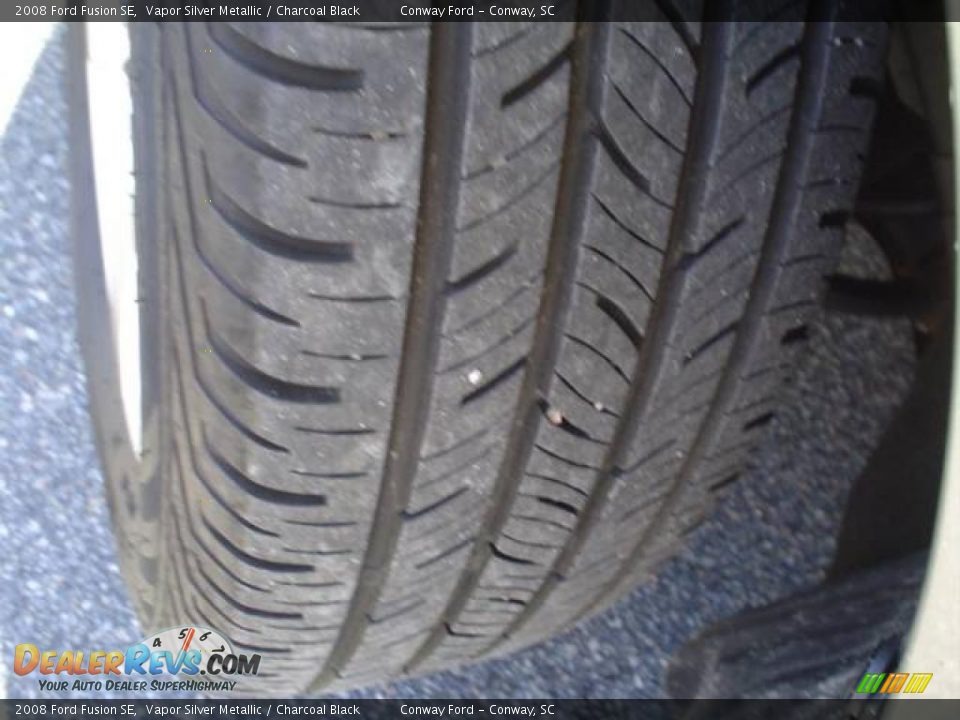 2008 Ford Fusion SE Vapor Silver Metallic / Charcoal Black Photo #12