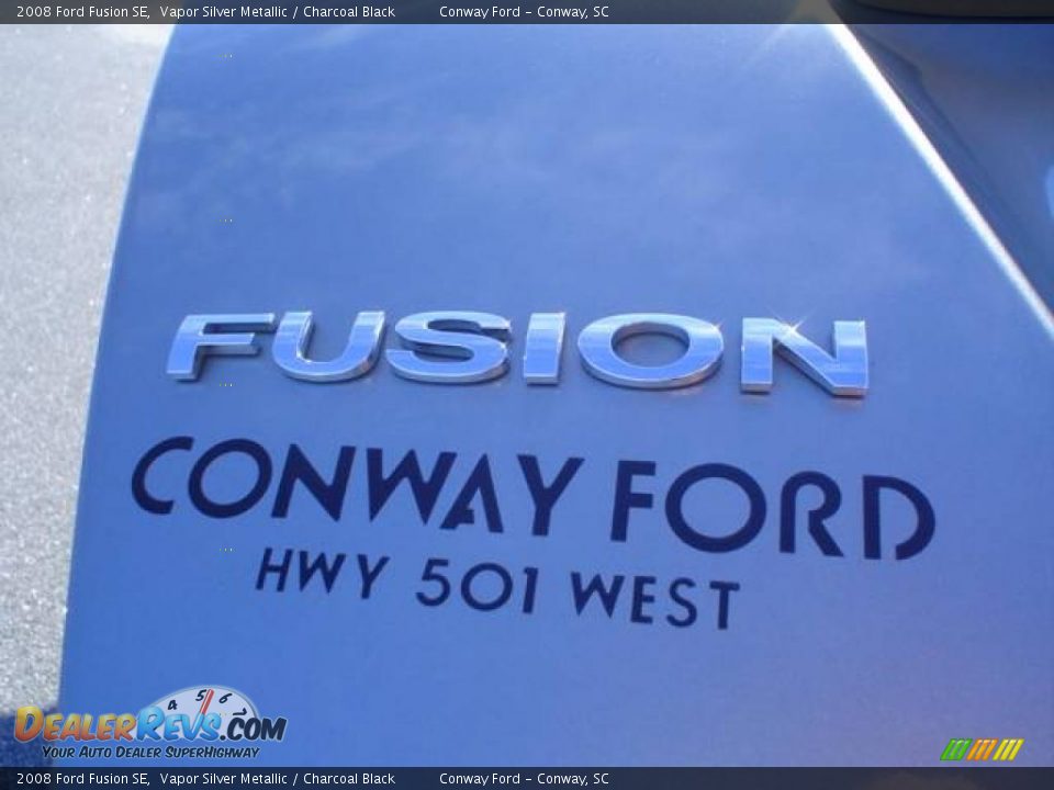 2008 Ford Fusion SE Vapor Silver Metallic / Charcoal Black Photo #15
