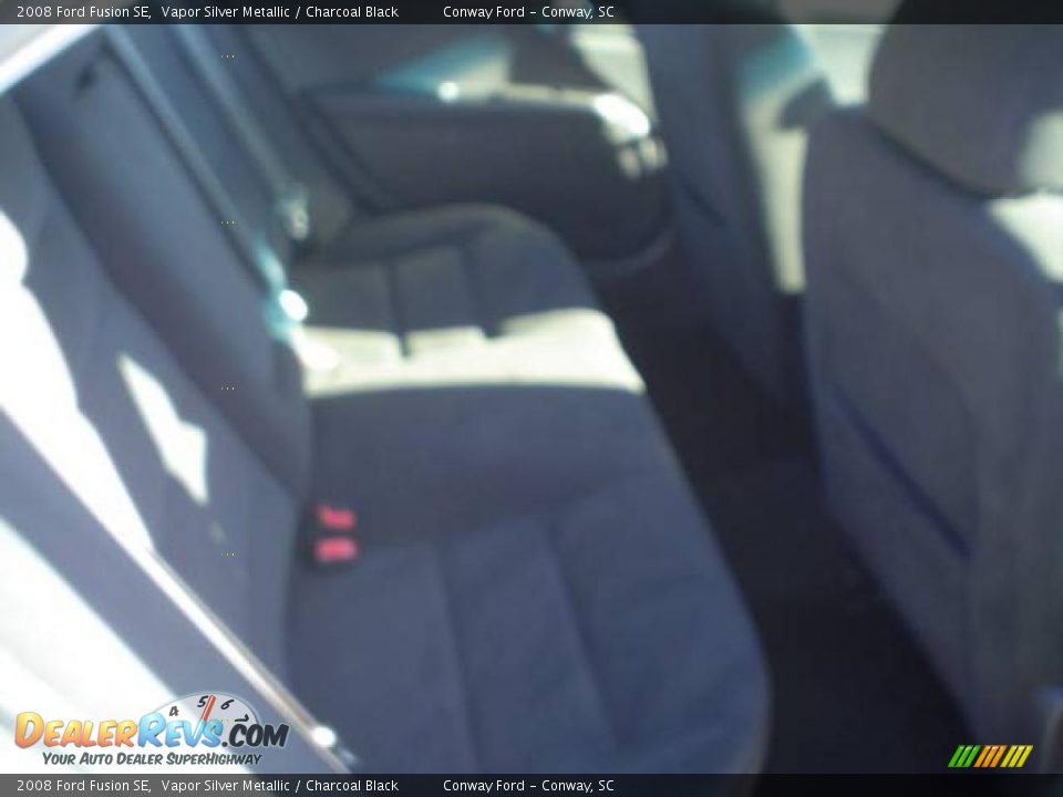 2008 Ford Fusion SE Vapor Silver Metallic / Charcoal Black Photo #18