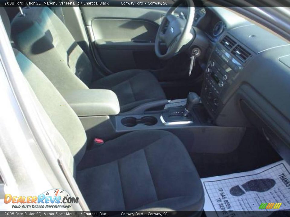 2008 Ford Fusion SE Vapor Silver Metallic / Charcoal Black Photo #19