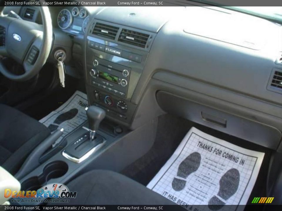 2008 Ford Fusion SE Vapor Silver Metallic / Charcoal Black Photo #20