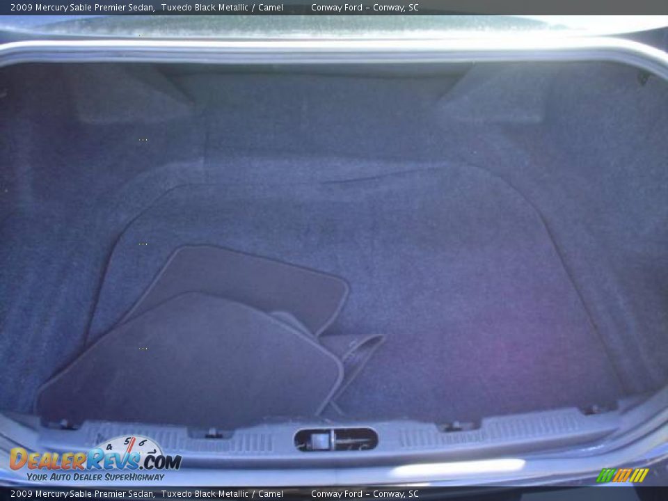 2009 Mercury Sable Premier Sedan Tuxedo Black Metallic / Camel Photo #15
