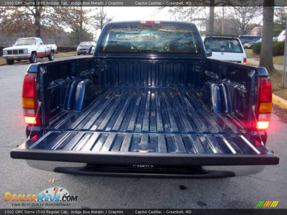 2002 GMC Sierra 1500 Regular Cab Indigo Blue Metallic / Graphite Photo #15