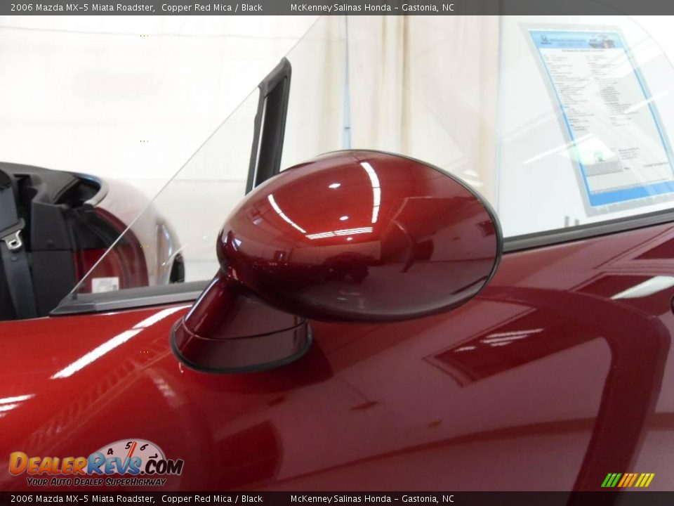 2006 Mazda MX-5 Miata Roadster Copper Red Mica / Black Photo #24