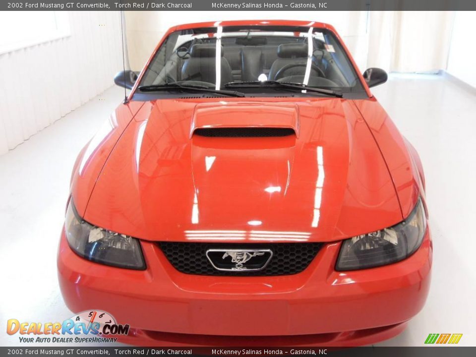 2002 Ford Mustang GT Convertible Torch Red / Dark Charcoal Photo #6