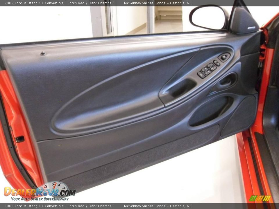 2002 Ford Mustang GT Convertible Torch Red / Dark Charcoal Photo #7