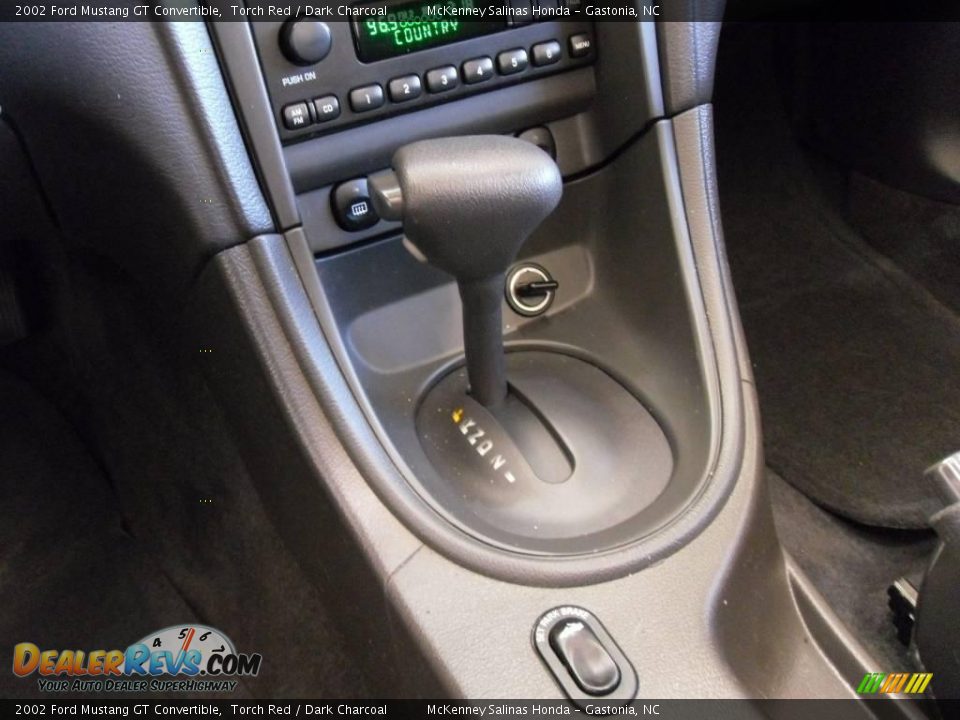 2002 Ford Mustang GT Convertible Torch Red / Dark Charcoal Photo #11