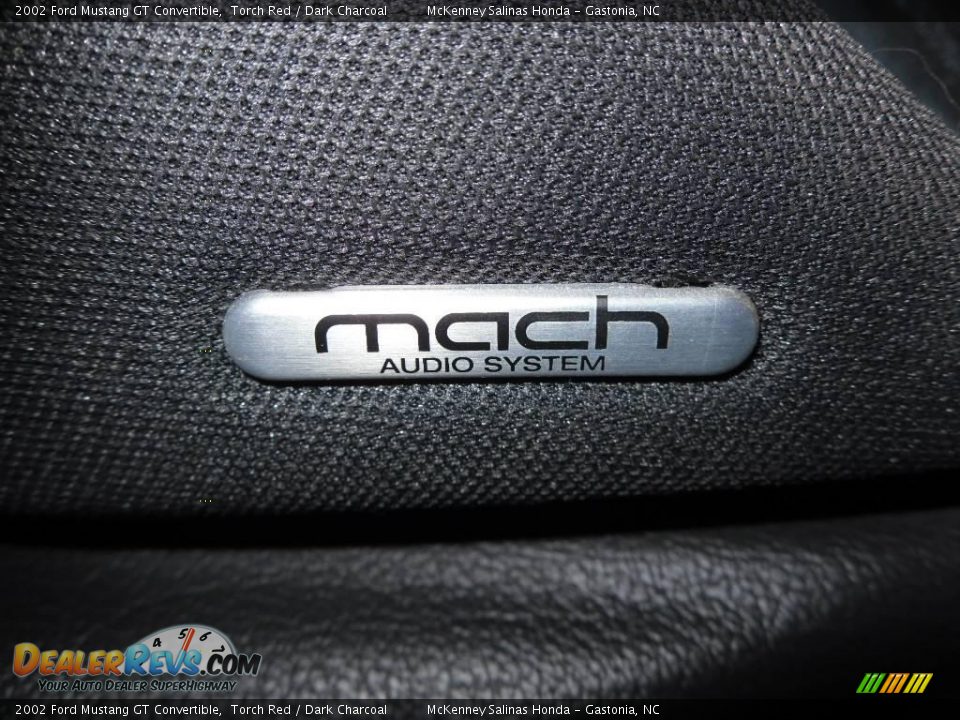 2002 Ford Mustang GT Convertible Torch Red / Dark Charcoal Photo #13