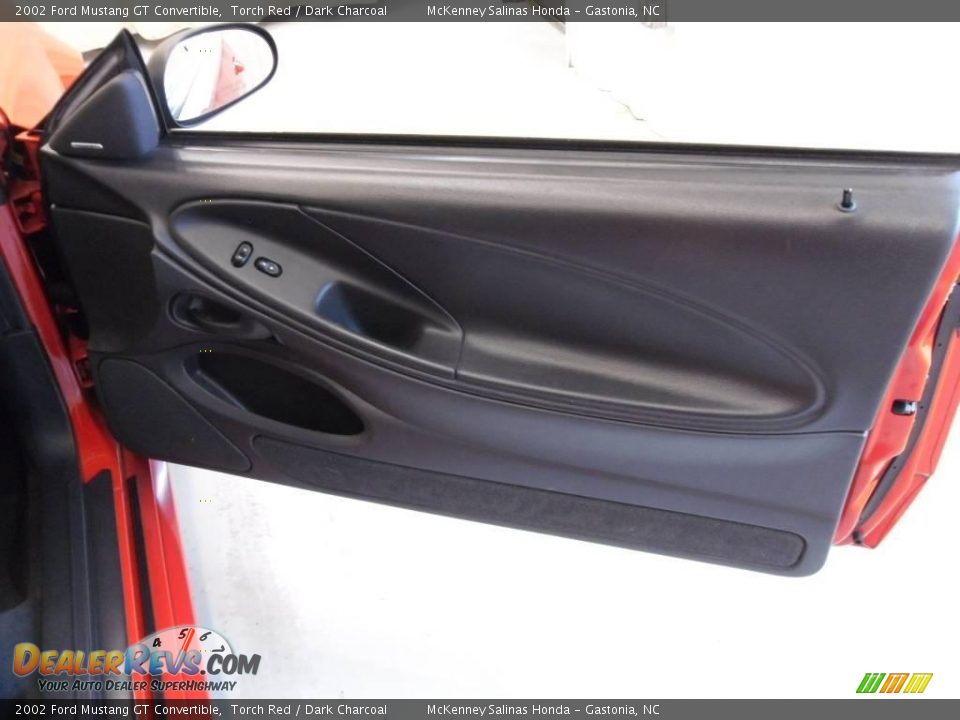 2002 Ford Mustang GT Convertible Torch Red / Dark Charcoal Photo #17