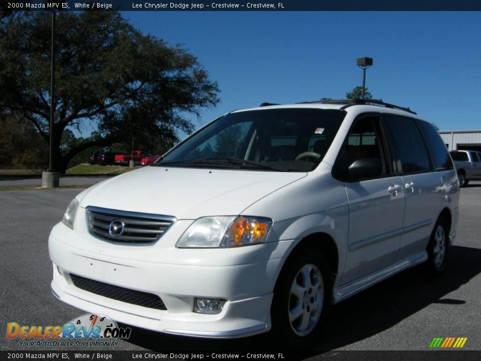 2000 Mazda MPV ES White / Beige Photo #1
