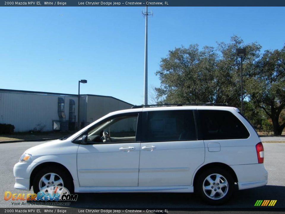 2000 Mazda MPV ES White / Beige Photo #2