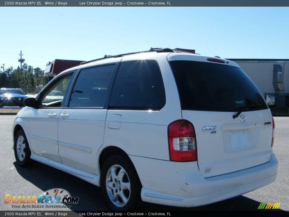 2000 Mazda MPV ES White / Beige Photo #3