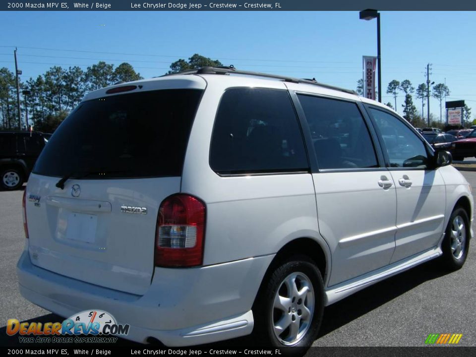 2000 Mazda MPV ES White / Beige Photo #5