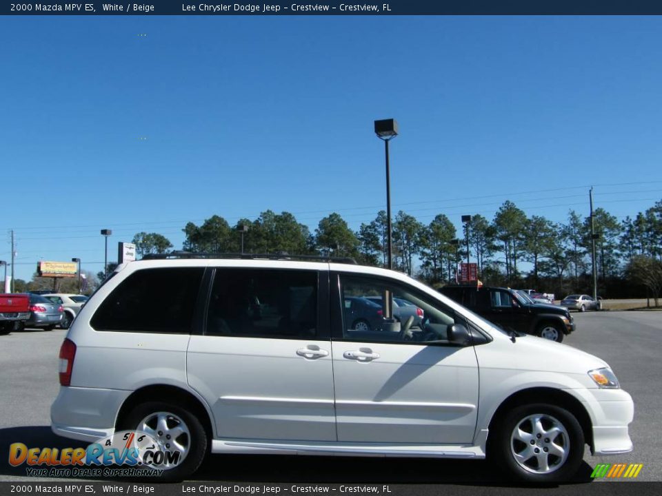2000 Mazda MPV ES White / Beige Photo #6