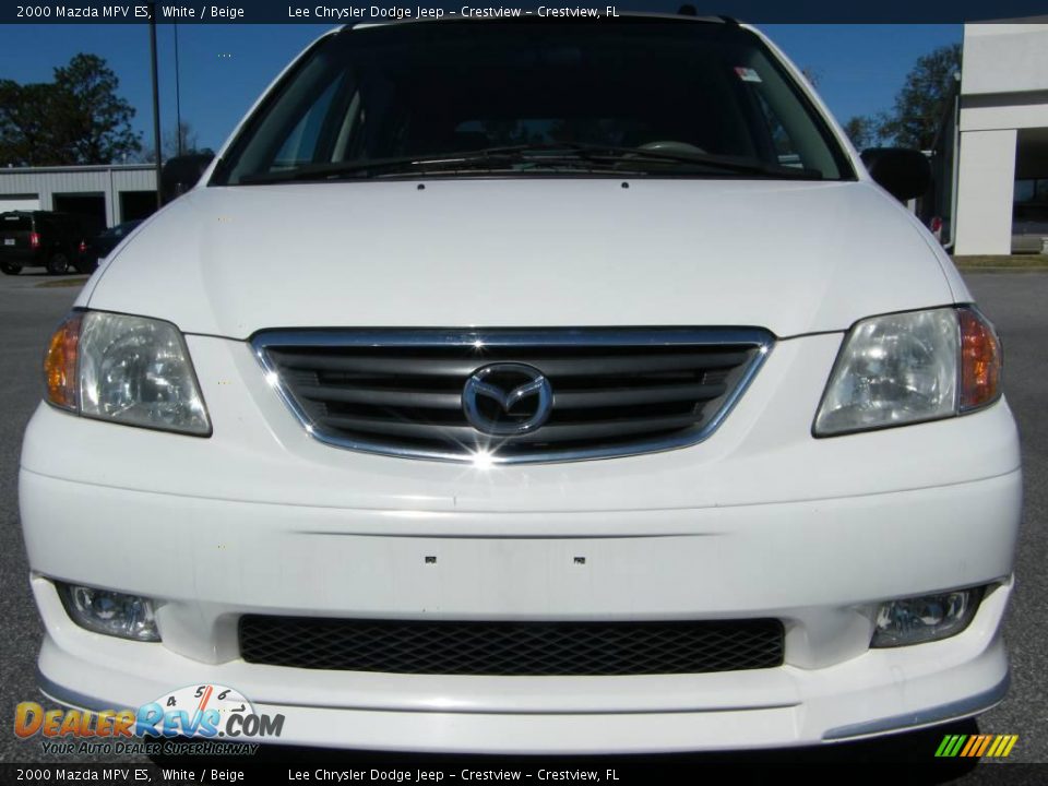 2000 Mazda MPV ES White / Beige Photo #8
