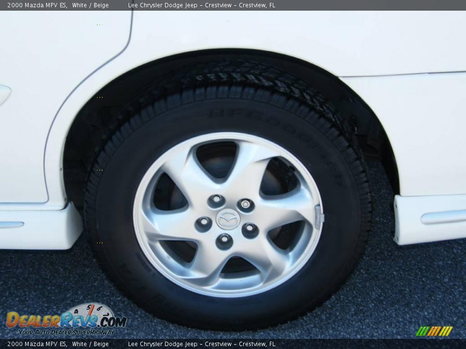 2000 Mazda MPV ES White / Beige Photo #11