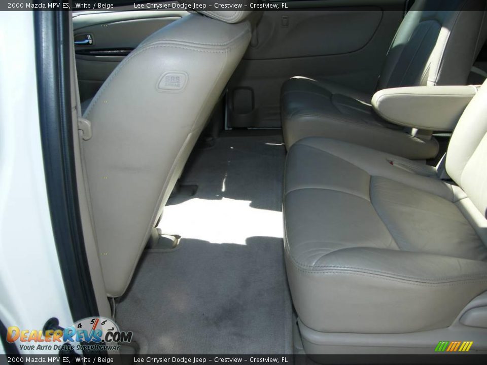2000 Mazda MPV ES White / Beige Photo #23