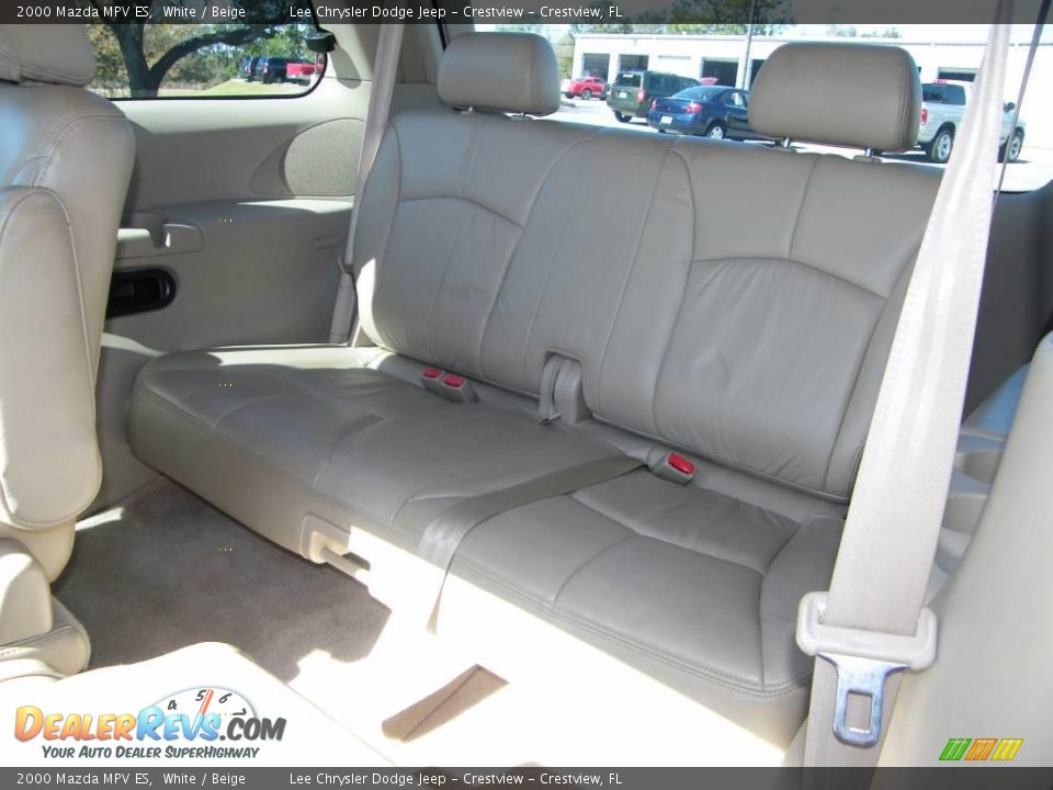 2000 Mazda MPV ES White / Beige Photo #24