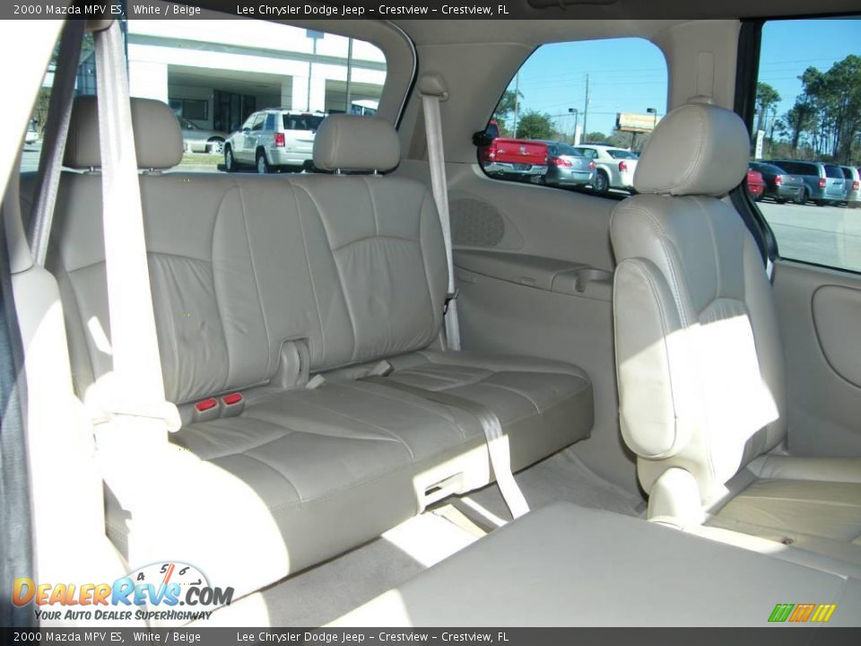 2000 Mazda MPV ES White / Beige Photo #26