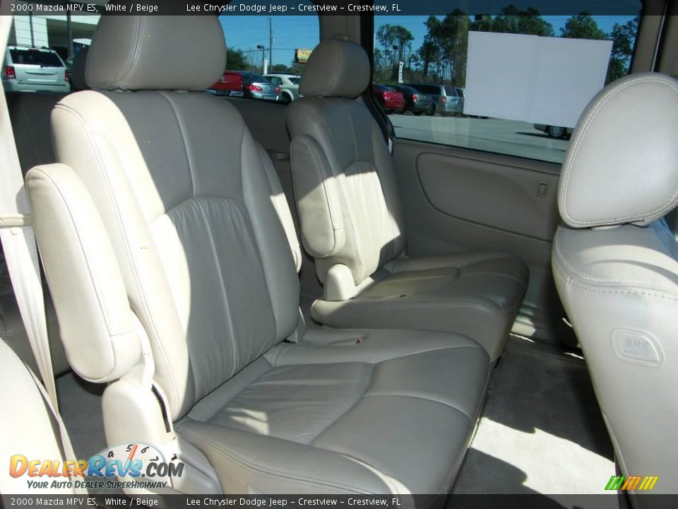 2000 Mazda MPV ES White / Beige Photo #27