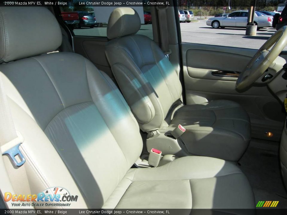 2000 Mazda MPV ES White / Beige Photo #28