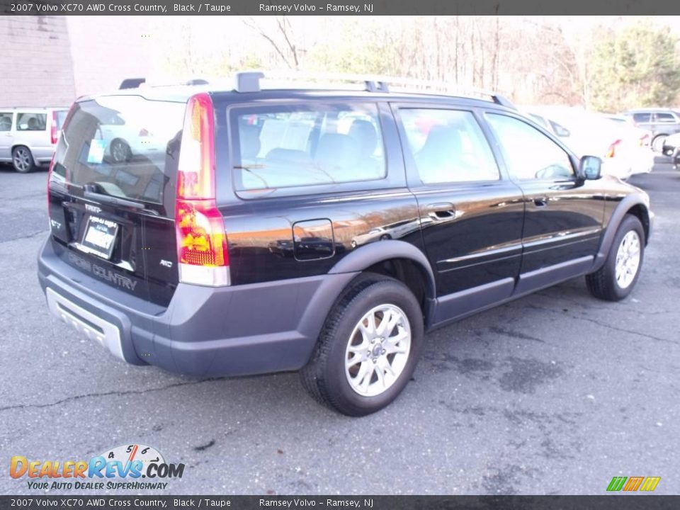2007 Volvo XC70 AWD Cross Country Black / Taupe Photo #5