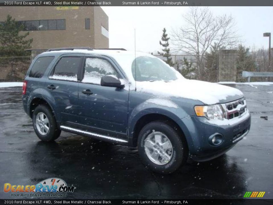 2010 Ford Escape XLT 4WD Steel Blue Metallic / Charcoal Black Photo #1