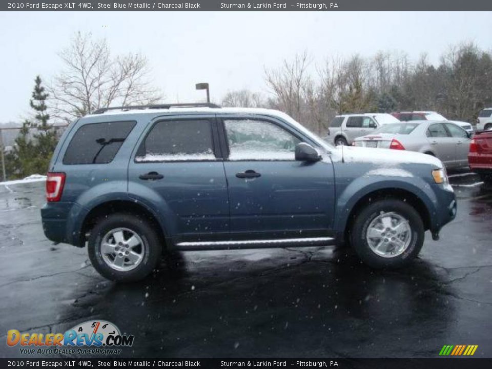 2010 Ford Escape XLT 4WD Steel Blue Metallic / Charcoal Black Photo #2