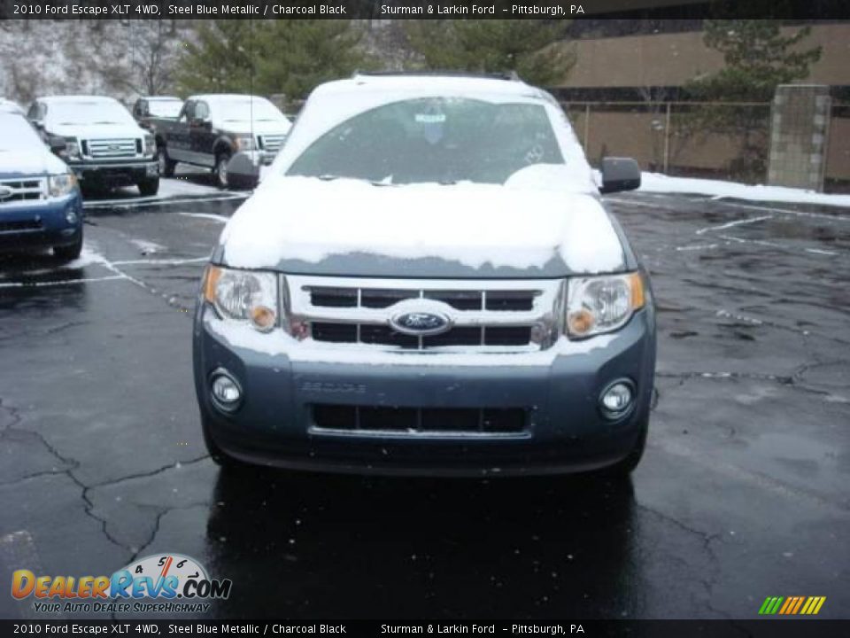 2010 Ford Escape XLT 4WD Steel Blue Metallic / Charcoal Black Photo #8
