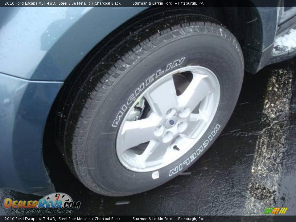 2010 Ford Escape XLT 4WD Steel Blue Metallic / Charcoal Black Photo #9