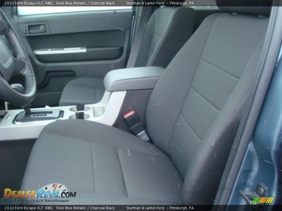 2010 Ford Escape XLT 4WD Steel Blue Metallic / Charcoal Black Photo #10