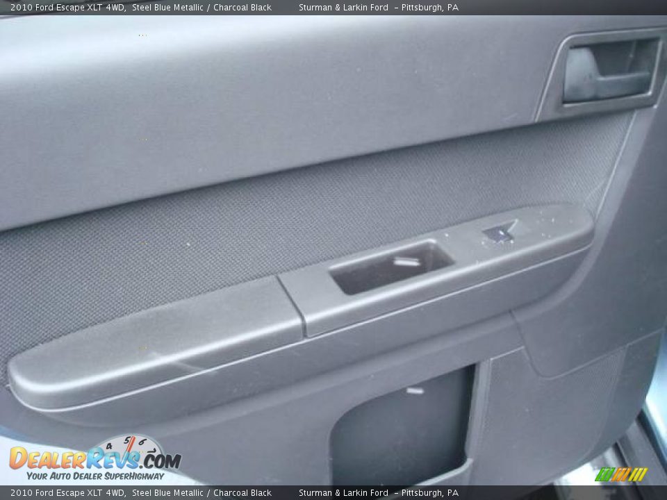 2010 Ford Escape XLT 4WD Steel Blue Metallic / Charcoal Black Photo #13