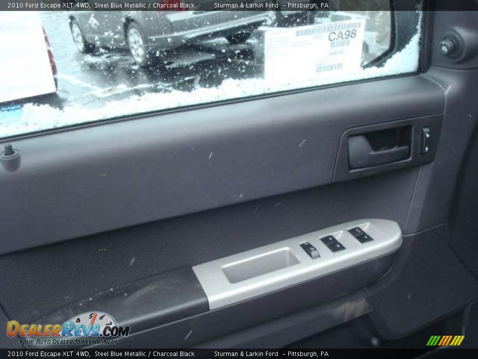 2010 Ford Escape XLT 4WD Steel Blue Metallic / Charcoal Black Photo #14