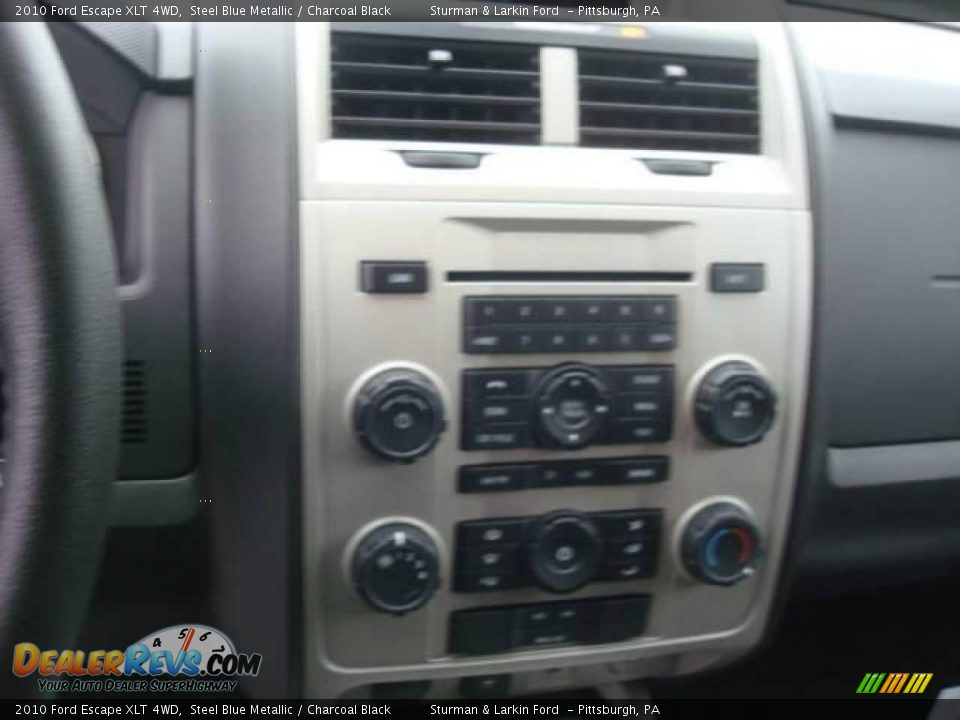 2010 Ford Escape XLT 4WD Steel Blue Metallic / Charcoal Black Photo #18
