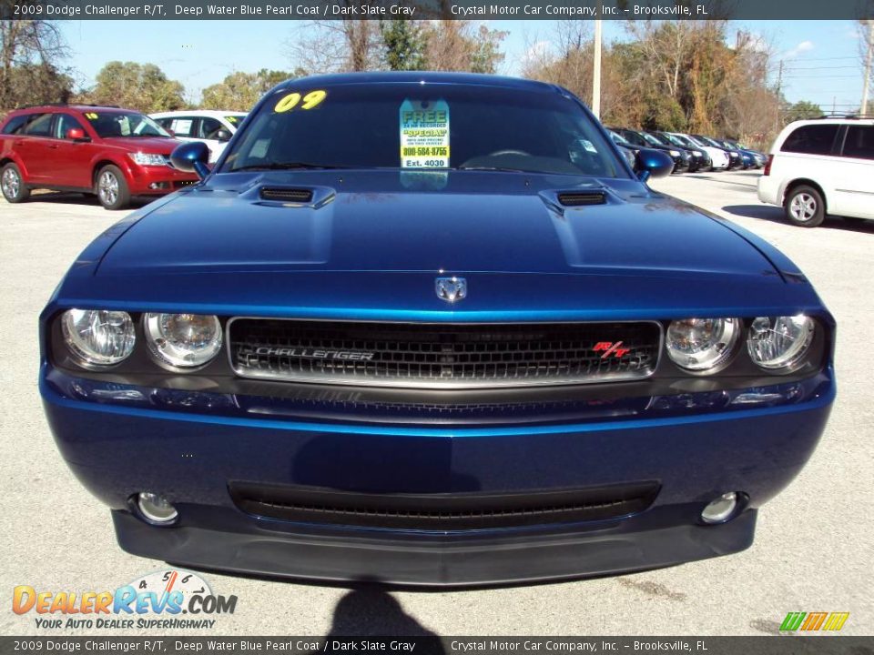 2009 Dodge Challenger R/T Deep Water Blue Pearl Coat / Dark Slate Gray Photo #11