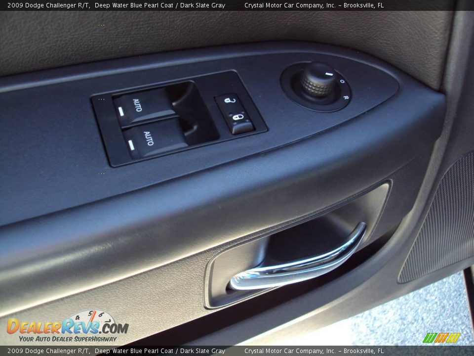 2009 Dodge Challenger R/T Deep Water Blue Pearl Coat / Dark Slate Gray Photo #15