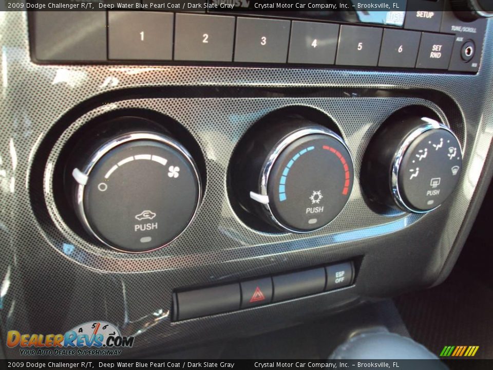 2009 Dodge Challenger R/T Deep Water Blue Pearl Coat / Dark Slate Gray Photo #18