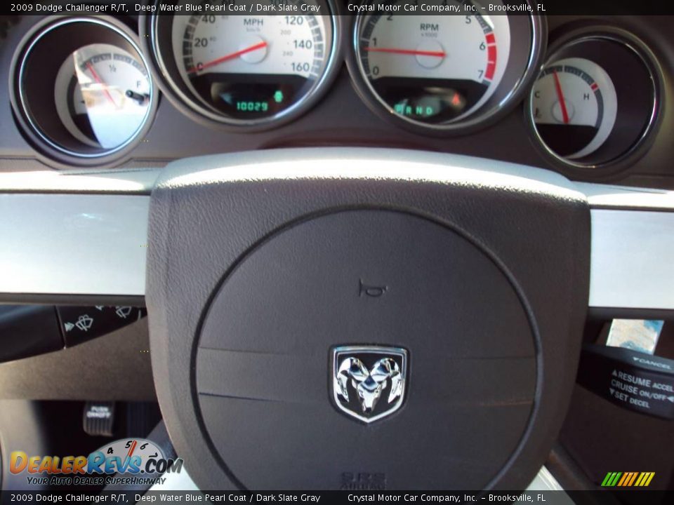 2009 Dodge Challenger R/T Deep Water Blue Pearl Coat / Dark Slate Gray Photo #19
