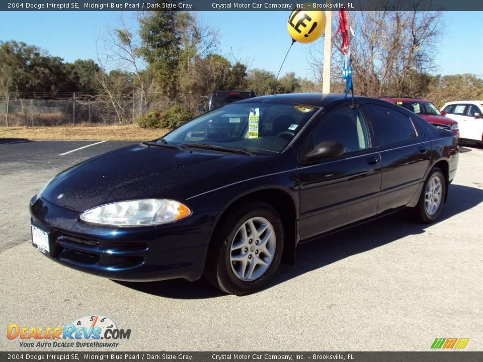 2004 Dodge Intrepid SE Midnight Blue Pearl / Dark Slate Gray Photo #1