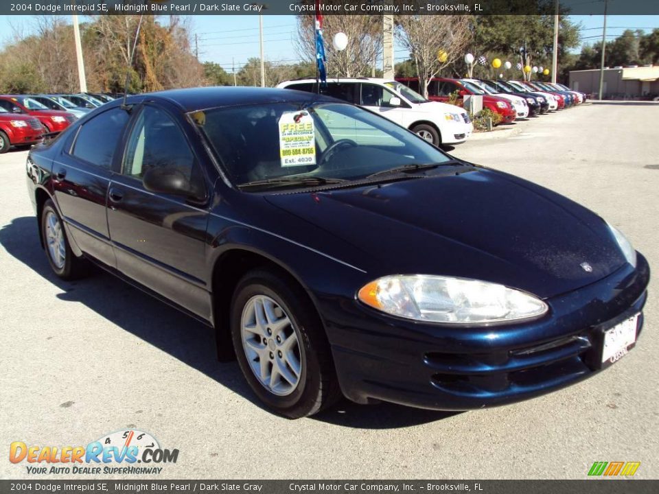 2004 Dodge Intrepid SE Midnight Blue Pearl / Dark Slate Gray Photo #10