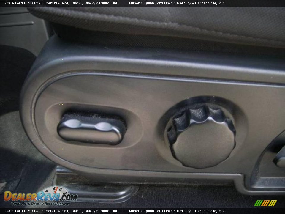 2004 Ford F150 FX4 SuperCrew 4x4 Black / Black/Medium Flint Photo #24