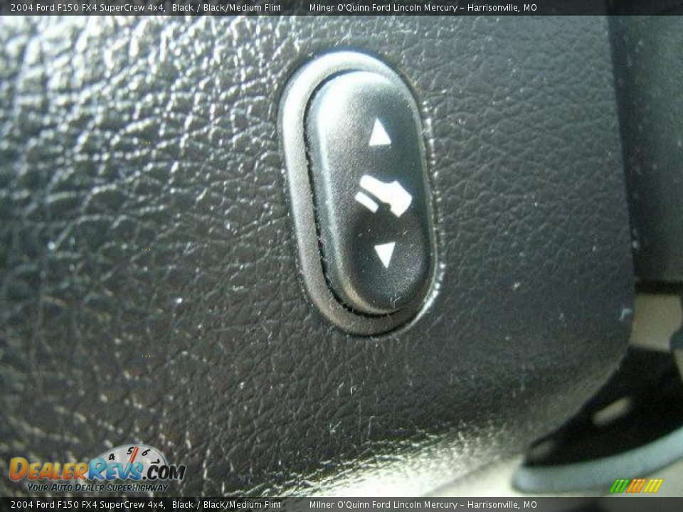 2004 Ford F150 FX4 SuperCrew 4x4 Black / Black/Medium Flint Photo #26