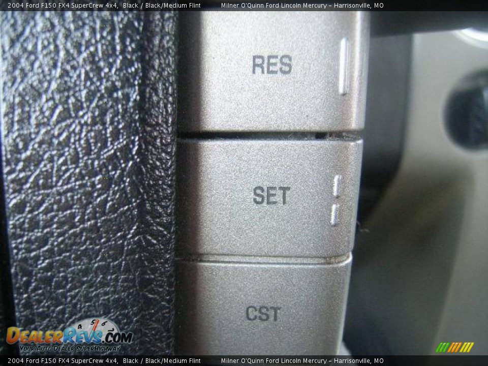 2004 Ford F150 FX4 SuperCrew 4x4 Black / Black/Medium Flint Photo #30