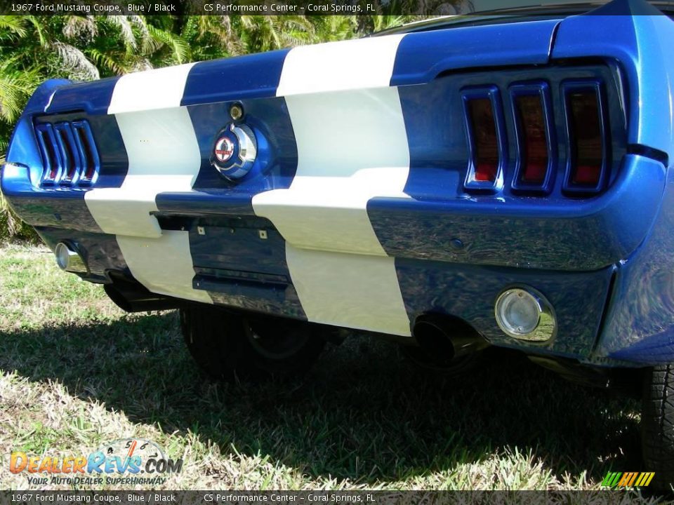1967 Ford Mustang Coupe Blue / Black Photo #18