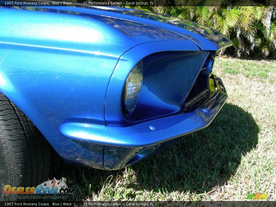 1967 Ford Mustang Coupe Blue / Black Photo #19